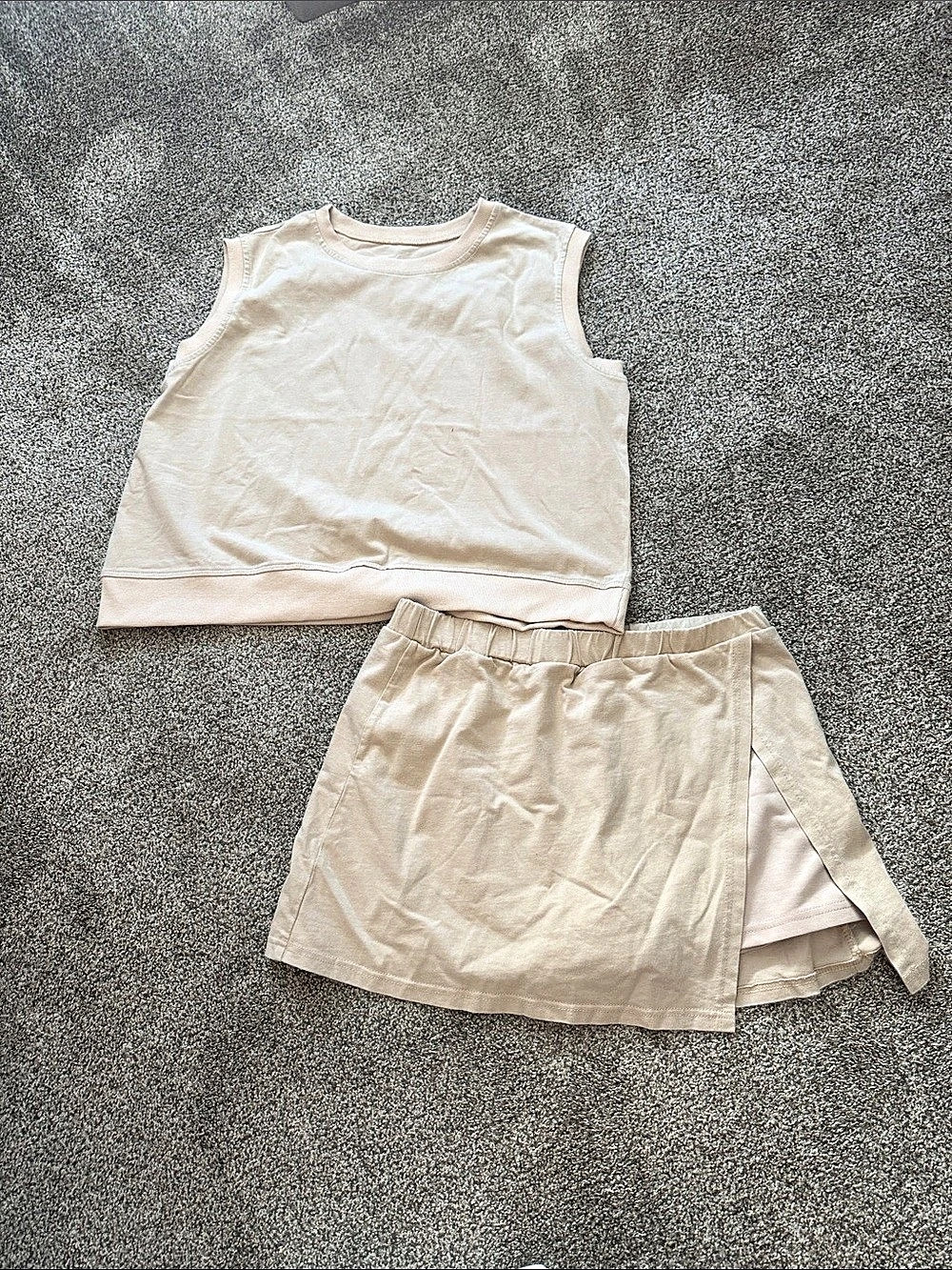 Cotton Skort Set Size XL Like New